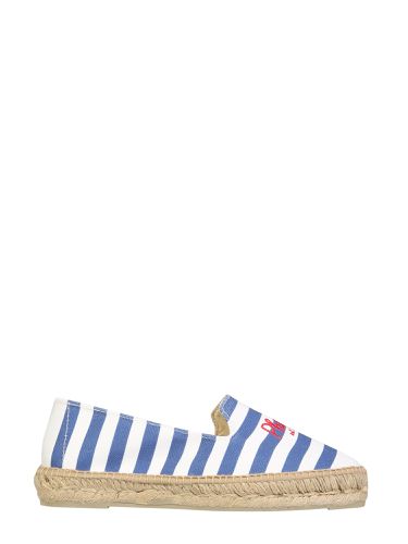 Espadrilles with embroidered logo - philosophy x manebi - Modalova