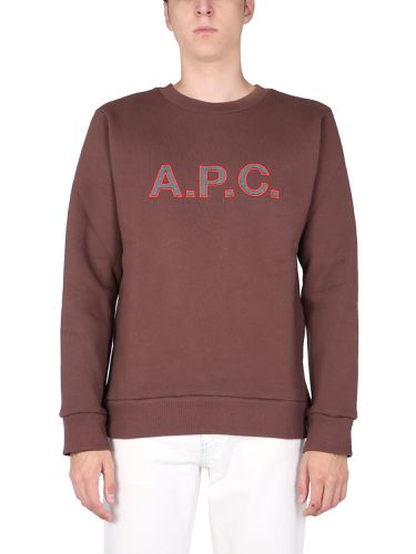 A. p.c. sweatshirt with embroidered logo - a.p.c. - Modalova