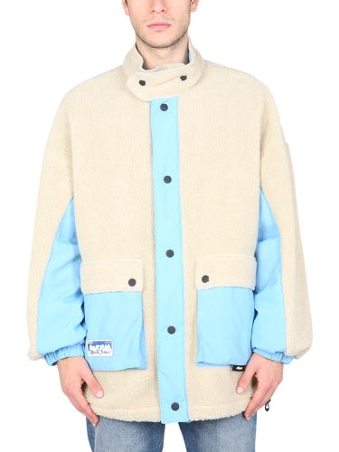 Msgm reversible sherpa jacket - msgm - Modalova