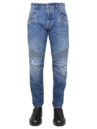 Balmain jean in denim - balmain - Modalova