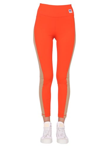 Leggings with x russell athletic logo patch - boss - Modalova