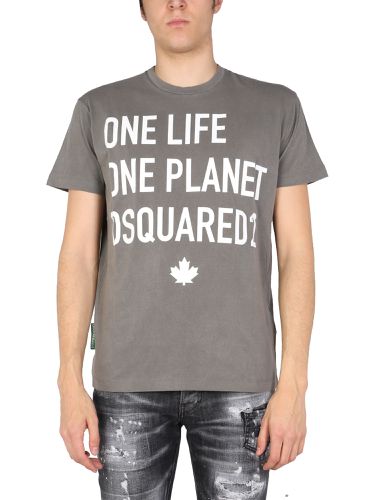 One life one planet" t-shirt - dsquared - Modalova