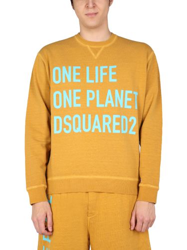 One life one planet" sweatshirt - dsquared - Modalova