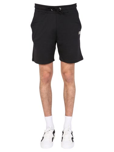 Bermuda with logo embroidery - alpha industries - Modalova
