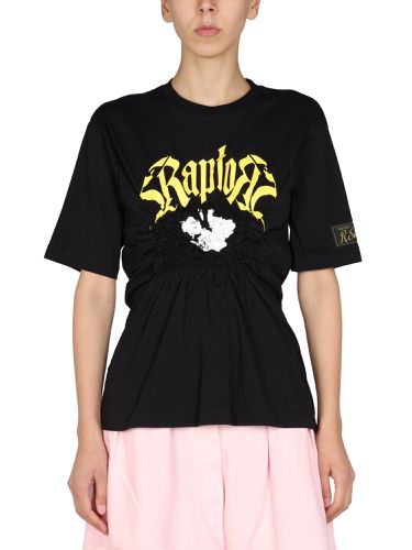 Raf simons logo print t-shirt - raf simons - Modalova