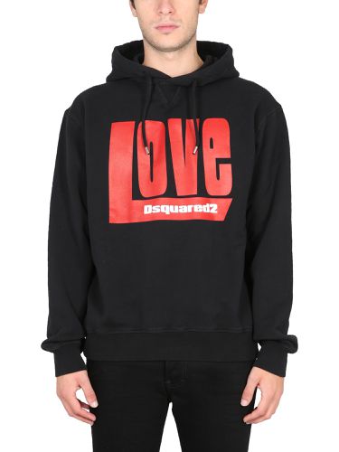 Dsquared "love" sweatshirt - dsquared - Modalova