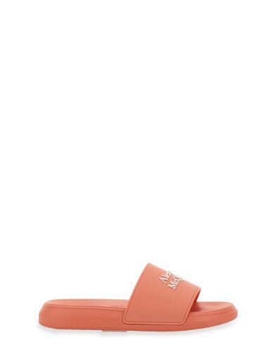 Alexander mcqueen sandal with logo - alexander mcqueen - Modalova