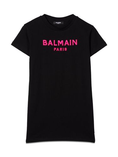 Balmain dress with logo - balmain - Modalova