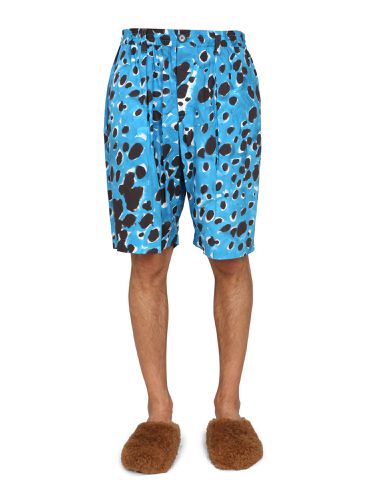 Bermuda shorts with pop dots print - marni - Modalova