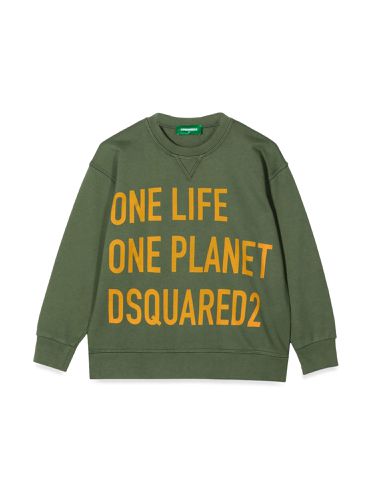 One life one planet sweatshirt - dsquared - Modalova