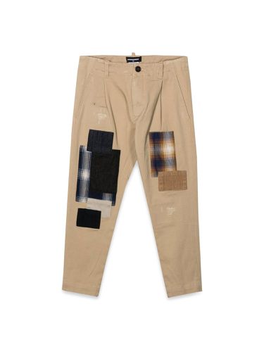 Dsquared pants with patches - dsquared - Modalova