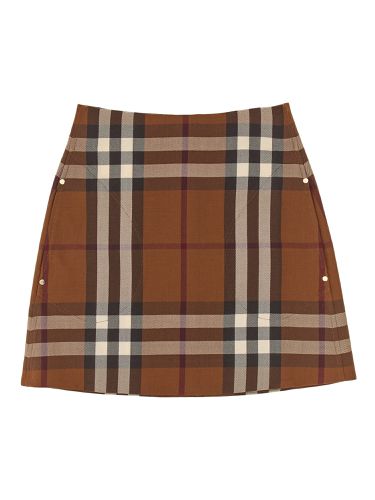 Mini skirt with tartan pattern - burberry - Modalova