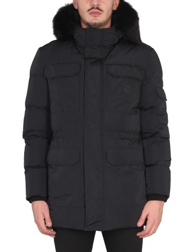 Philipp plein down jacket with logo - philipp plein - Modalova