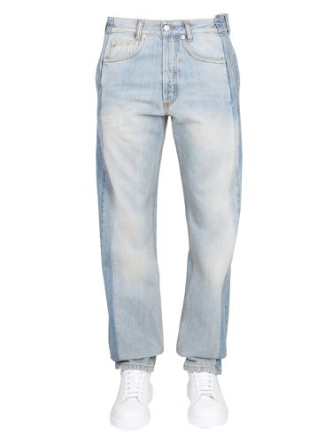 Worker jeans with patches - alexander mcqueen - Modalova