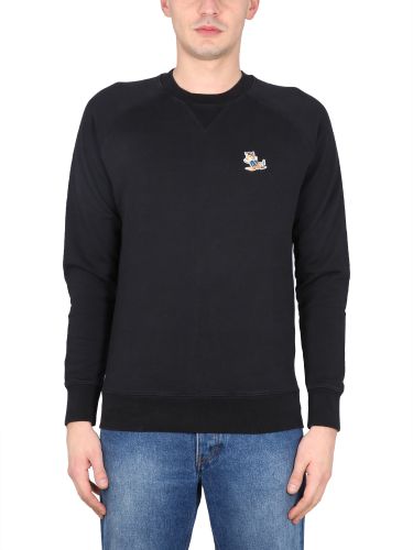 Sweatshirt with fox patch - maison kitsuné - Modalova