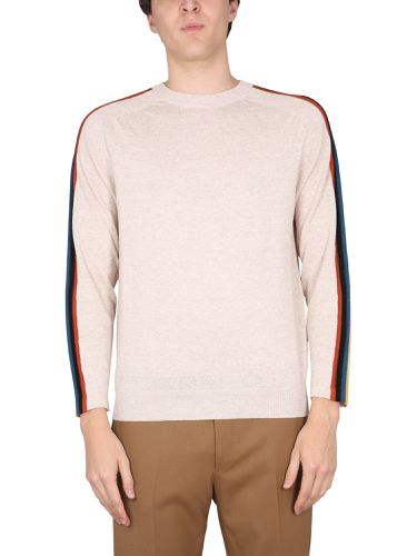 Cotton blend crew neck sweater - paul smith - Modalova