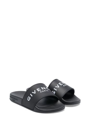 Givenchy rubber logo slippers - givenchy - Modalova