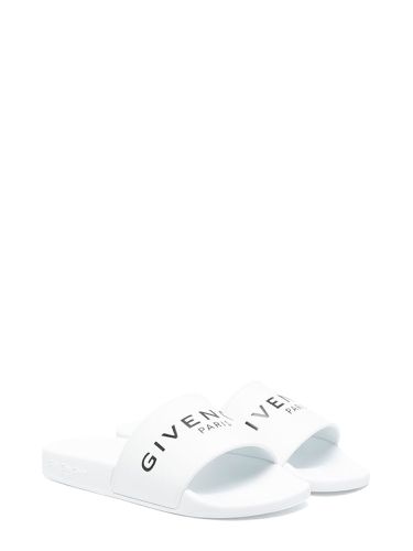 Givenchy rubber logo slippers - givenchy - Modalova