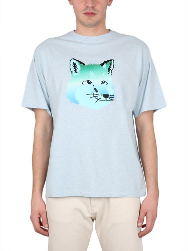 Maison kitsuné fox print t-shirt - maison kitsuné - Modalova