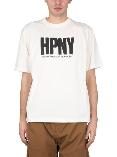 Heron preston logo print t-shirt - heron preston - Modalova