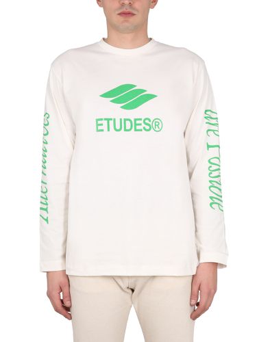 Études logo print t-shirt - études - Modalova