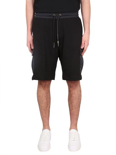 Moncler cotton bermuda shorts - moncler - Modalova