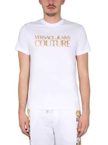 T-shirt with logo - versace jeans couture - Modalova