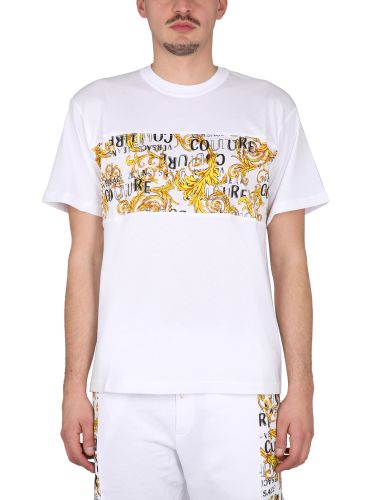 T-shirt with logo - versace jeans couture - Modalova