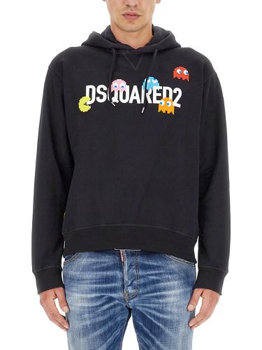 X pac-man sweatshirt - dsquared - Modalova