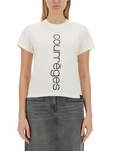 Courreges t-shirt with logo - courreges - Modalova
