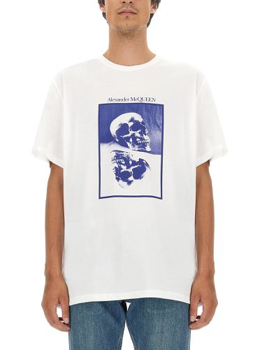 Logo print t-shirt - alexander mcqueen - Modalova