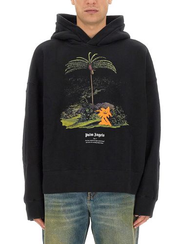 Enzo sweatshirt from the tropics - palm angels - Modalova