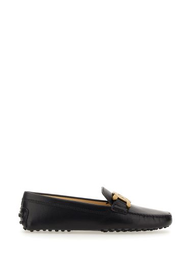 Tod's leather gommino loafer - tod's - Modalova