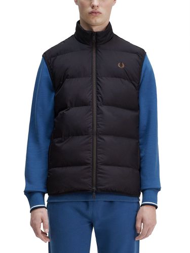 Fred perry down vest with logo - fred perry - Modalova