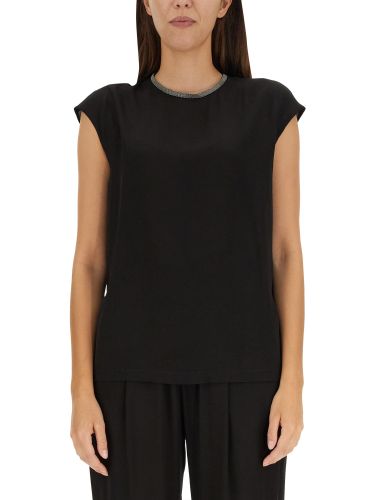 Top with shiny detail - fabiana filippi - Modalova