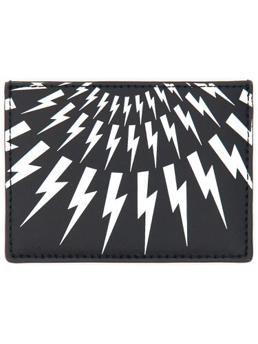 Neil barrett fair-isle card holder - neil barrett - Modalova