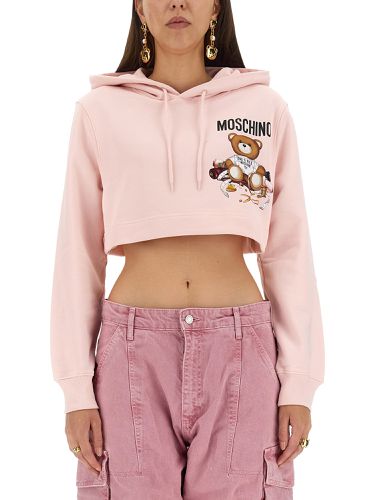 Moschino cropped sweatshirt - moschino - Modalova