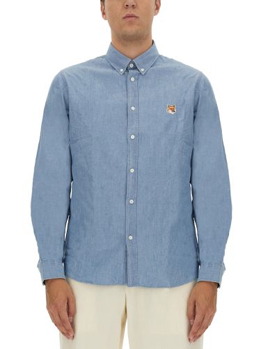 Maison kitsuné shirt with logo - maison kitsuné - Modalova