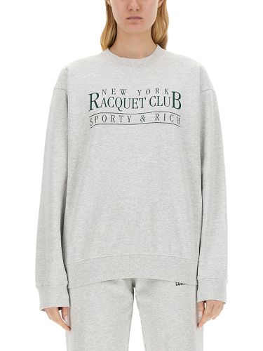 Sporty & rich sweatshirt with logo - sporty & rich - Modalova