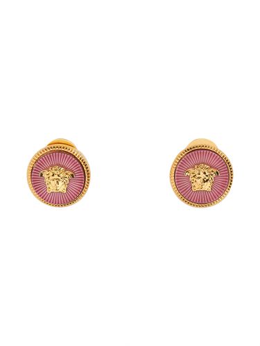 Biggie jellyfish button earrings - versace - Modalova