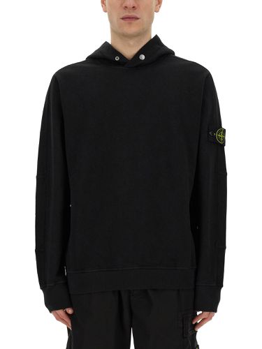 Stone island sweatshirt with logo - stone island - Modalova