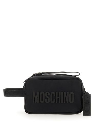 Moschino beauty case with logo - moschino - Modalova