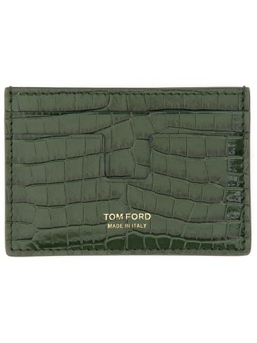 Tom ford t line classic card holder - tom ford - Modalova