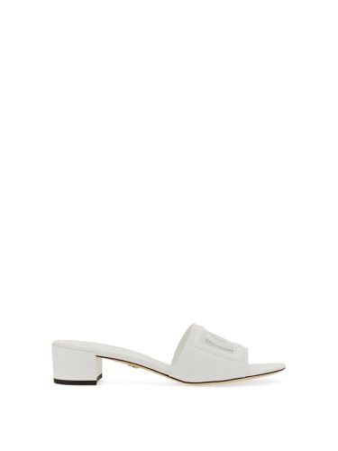 Slide sandal with logo - dolce & gabbana - Modalova