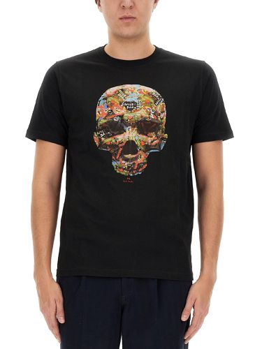 Skull print t-shirt - ps by paul smith - Modalova
