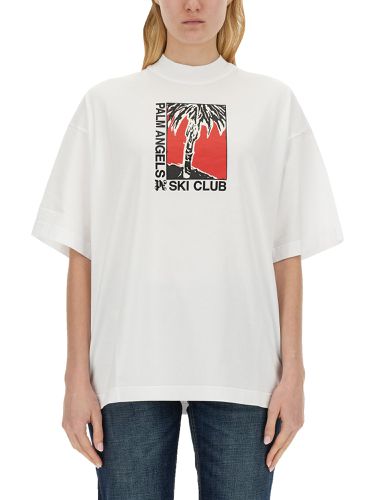 Palm angels palm ski club t-shirt - palm angels - Modalova