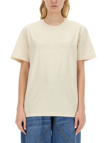 Jw anderson t-shirt with logo - jw anderson - Modalova