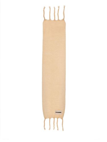 Jil sander long scarf with logo - jil sander - Modalova