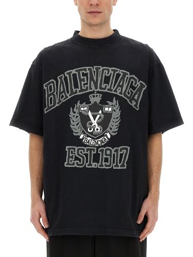 Balenciaga logo print t-shirt - balenciaga - Modalova
