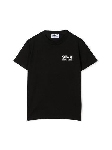 Star/ boy's t-shirt s/s logo/ big star printed - golden goose - Modalova